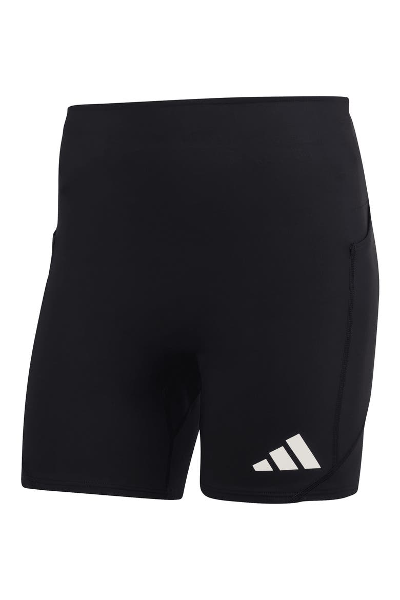 Adizero Short Performance Tight Shorts, Alternate, color, BLACK