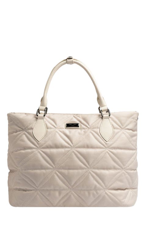 Quilted Selene Shopper Bag