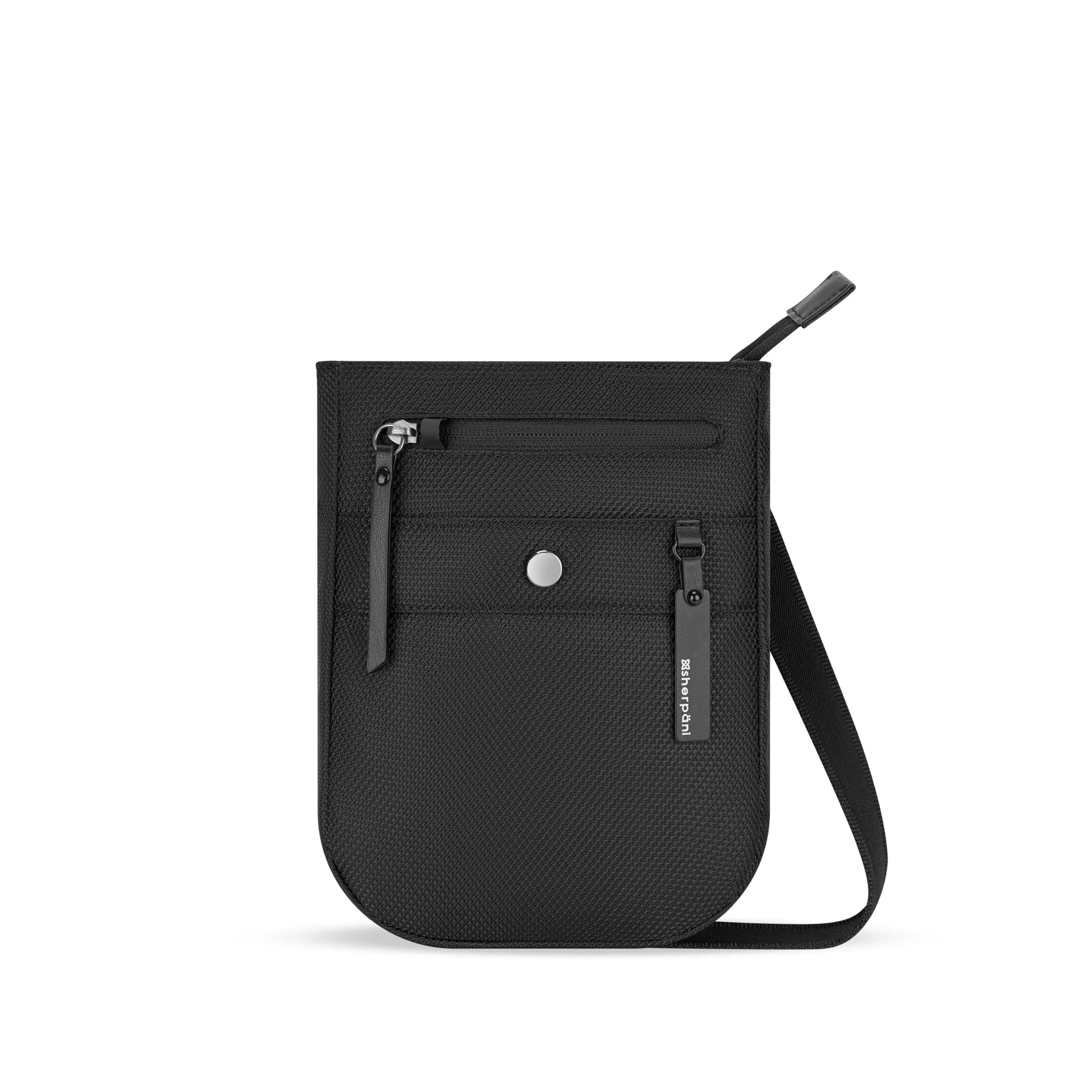 Sherpani Prima Anti Theft Crossbody Bag, Sterling In Black