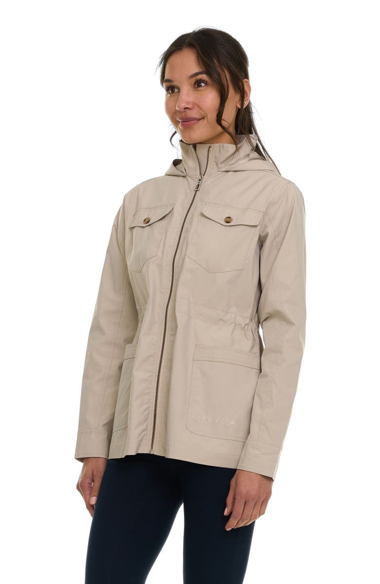 CANADA WEATHER GEAR Women's Safari Rain Jacket, Alternate, color, Pumice Stone