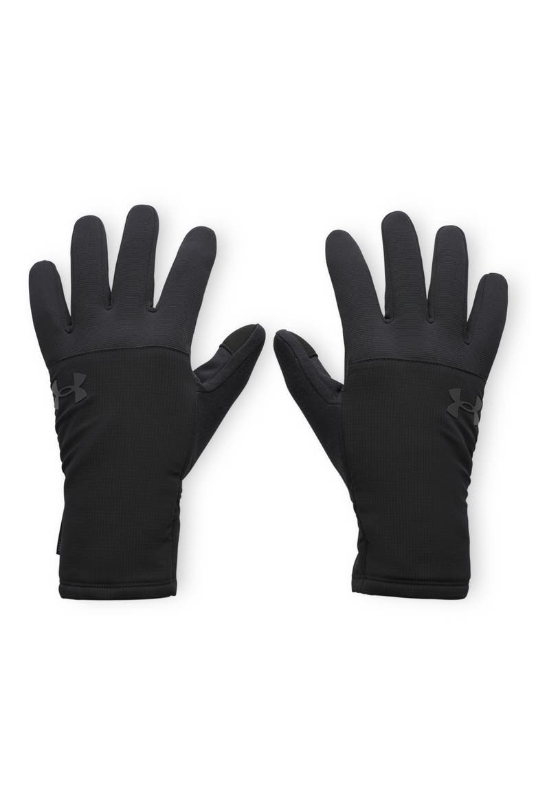 Tech Storm Fleece Gloves, Main, color, BLACK/ CASTLEROCK