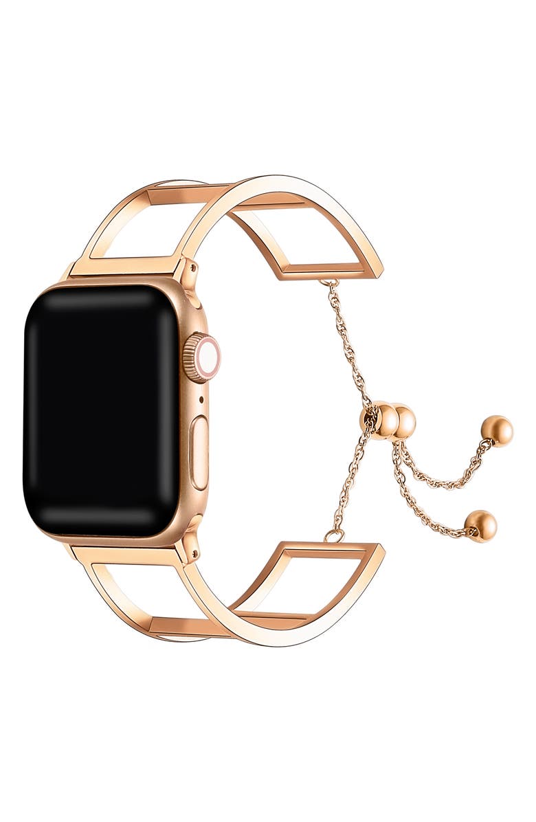 The Posh Tech Posh Tech Cutout 22mm Apple Watch<sup>®</sup> Bracelet Watchband, Alternate, color,