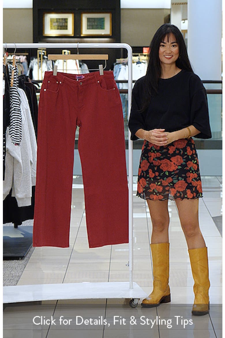 Roman Slouchy Low Rise Wide Leg Jeans video