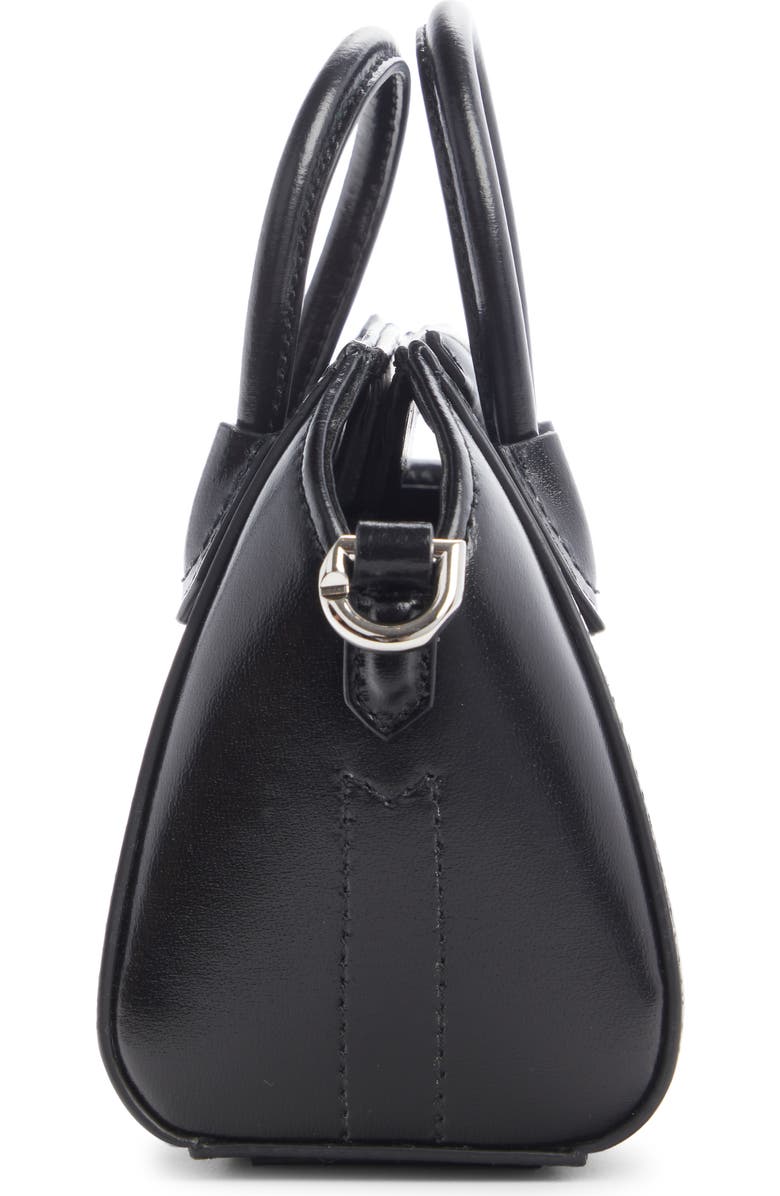 Givenchy Micro Antigona Leather Satchel, Alternate, color,