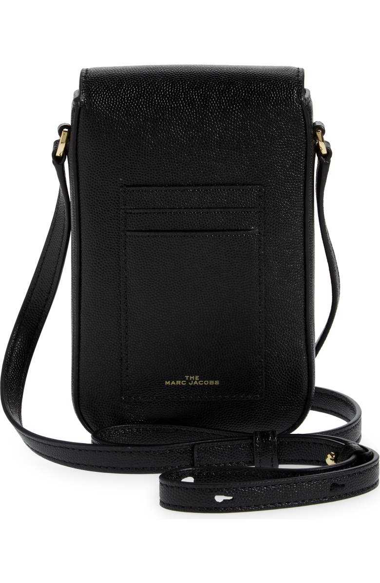 Marc Jacobs Logo Leather Phone Crossbody Bag, Alternate, color,