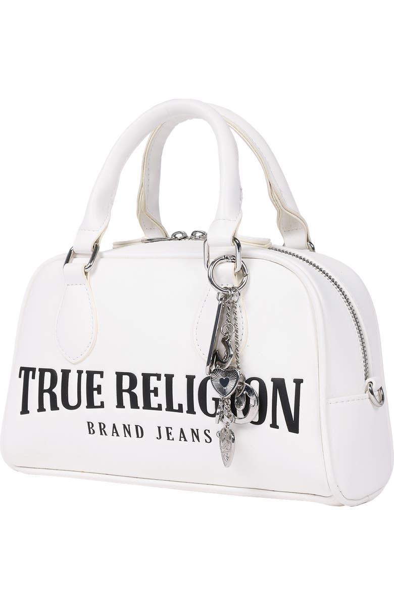 True Religion Bombe Logo Satchel, Alternate, color,