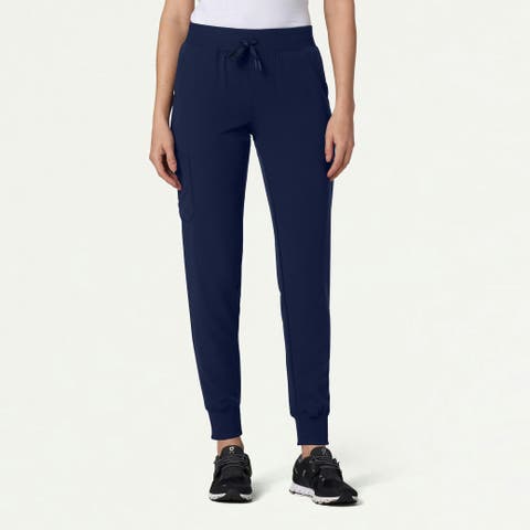 Silex Women's 6-Pocket Slim Mid-Rise Scrub Jogger
