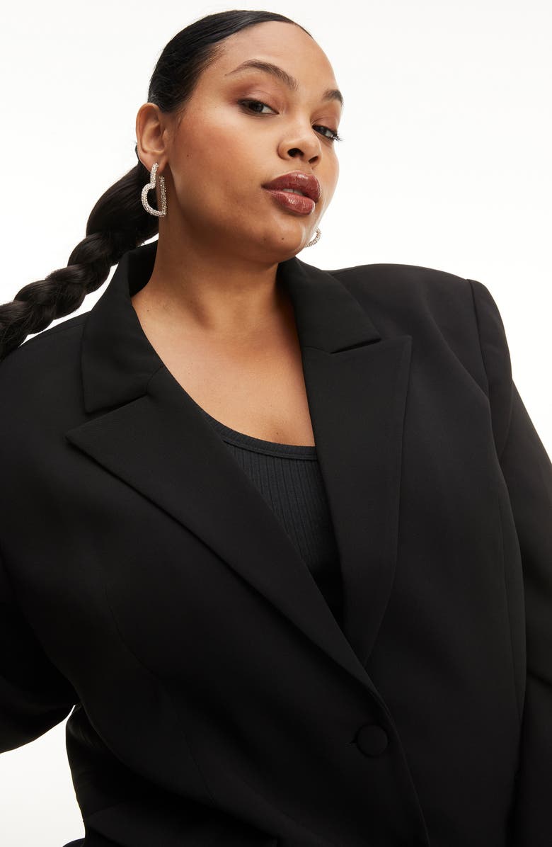 Good American Drapey Oversize Blazer, Alternate, color,