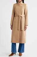 Sam Edelman Stand Collar Wrap Coat