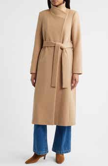 Sam Edelman Stand Collar Wrap Coat