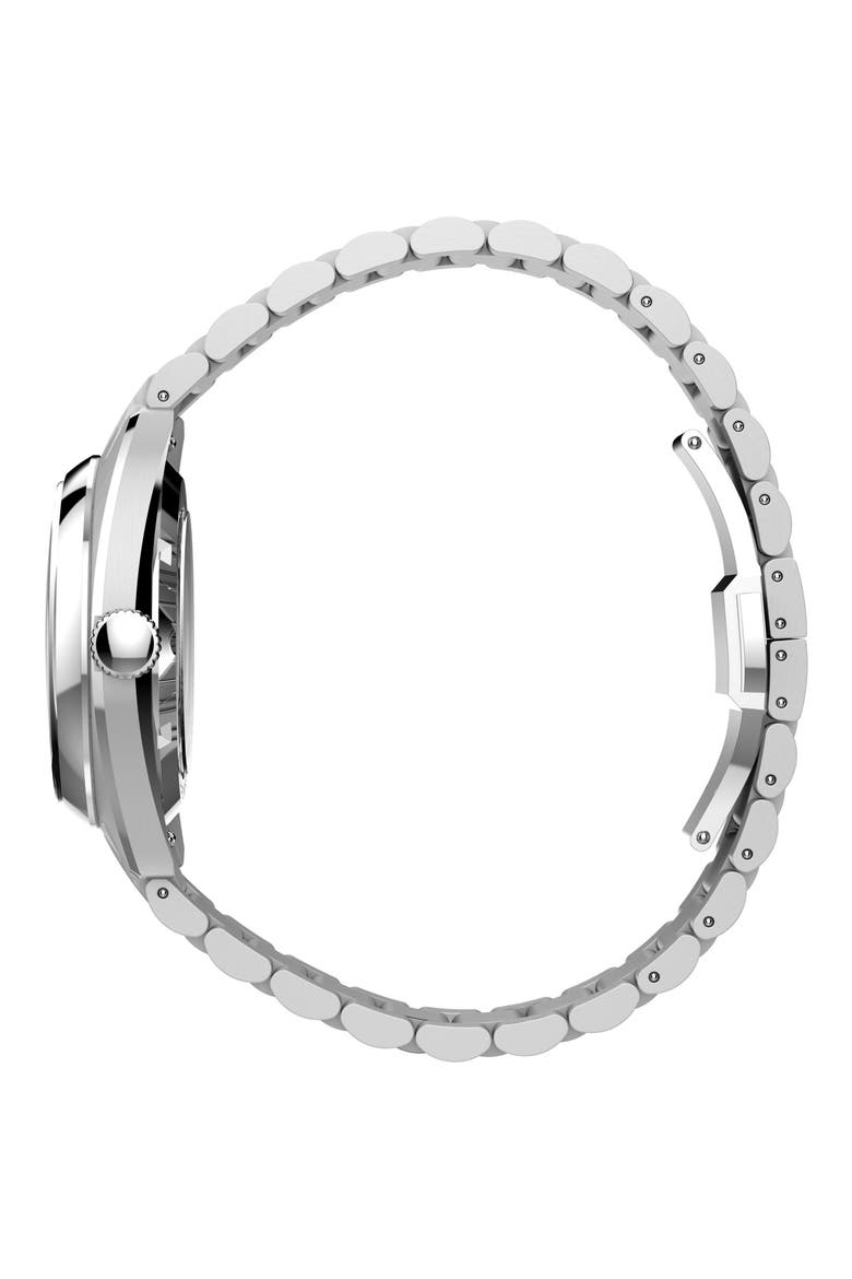 Marlin® Draper Automatic Bracelet Watch, 37mm, Alternate, color, STAINLESS STEEL