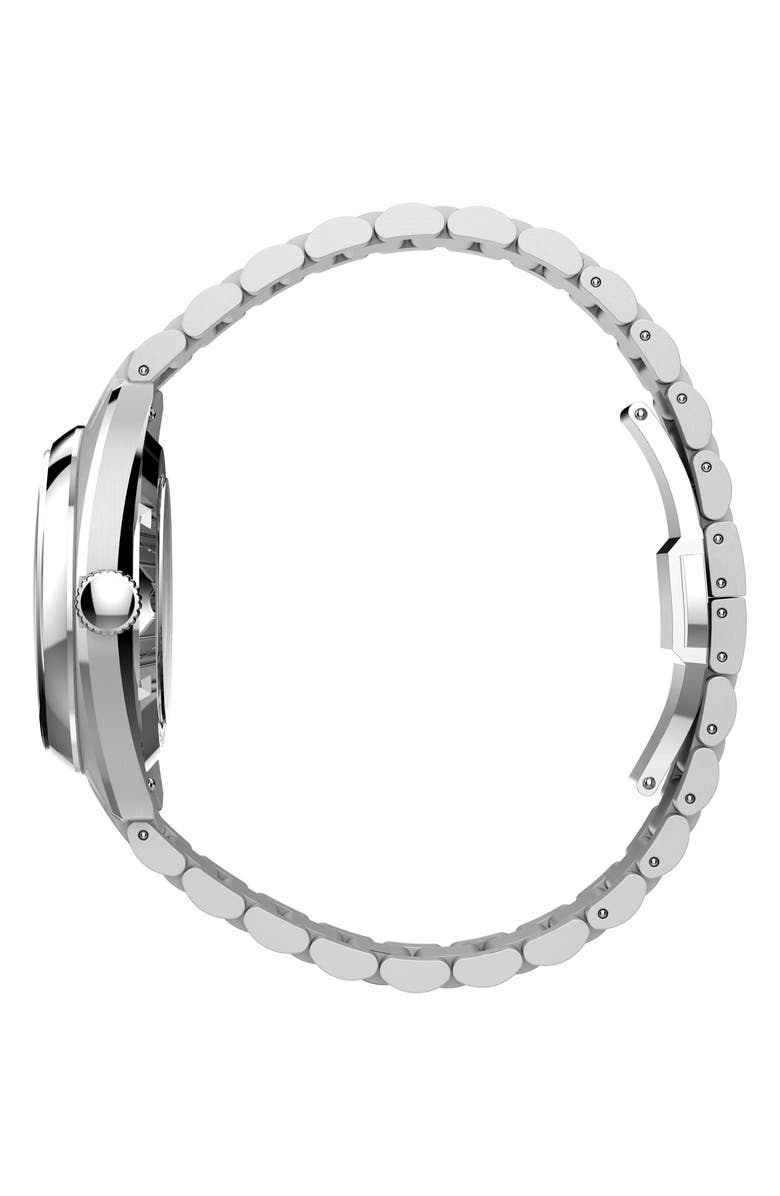 Timex<sup>®</sup> Marlin<sup>®</sup> Draper Automatic Bracelet Watch, 37mm, Alternate, color, Stainless Steel