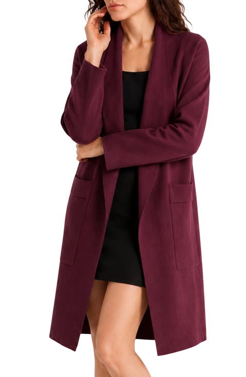Andrea Open Front Long Cardigan