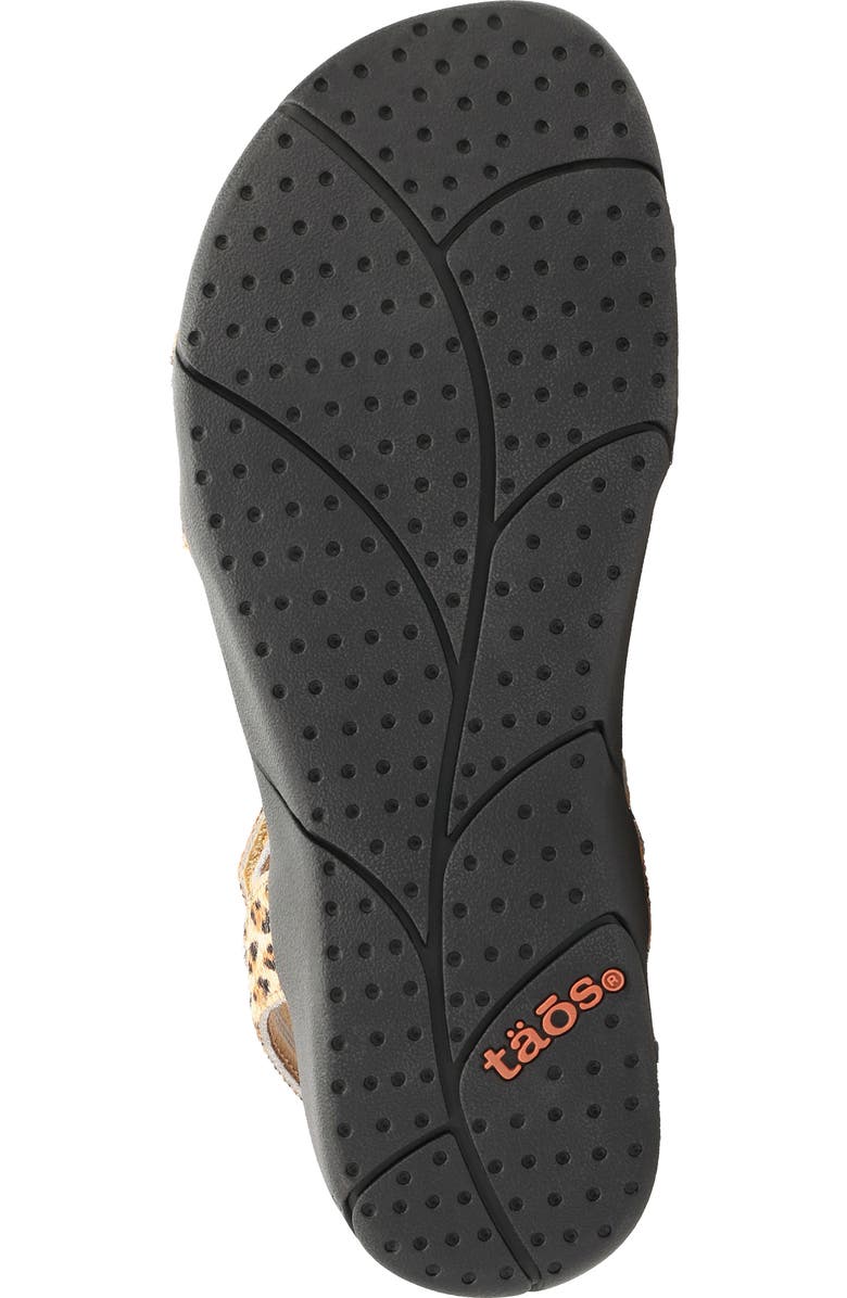 Taos Trophy 2 Sandal, Alternate, color, Cheetah Pony Hair