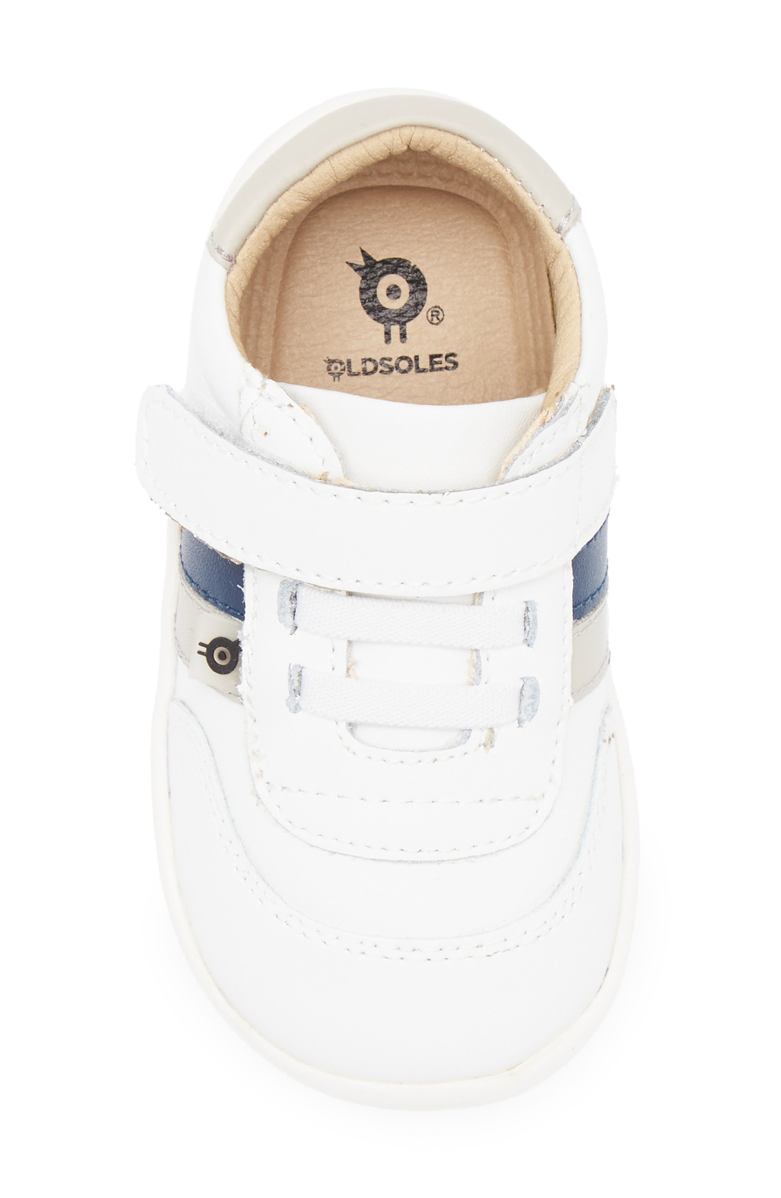 OLD SOLES Kids' Play Ground Sneaker, Alternate, color, Snow / Denim / Gris