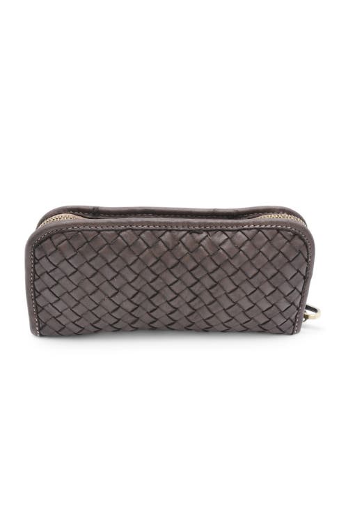 Bolsa Nova Woven Wallet In Chocolate
