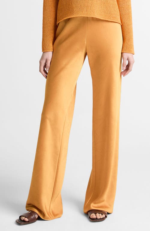 Vince Satin Bias Cut Pants in Clementine at Nordstrom, Size Small