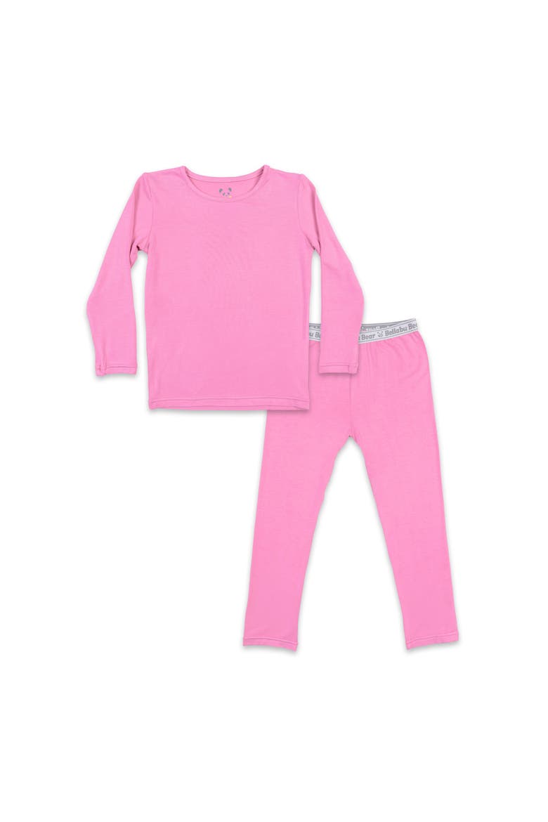Kids' Bubblegum Pink Set of 2 Piece Pajamas, Main, color, Bubblegum Pink