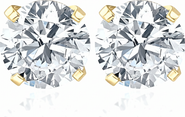 Bliss Diamond 1 Carat (ctw) Diamond Studs in 14k or Gold Lab Grown