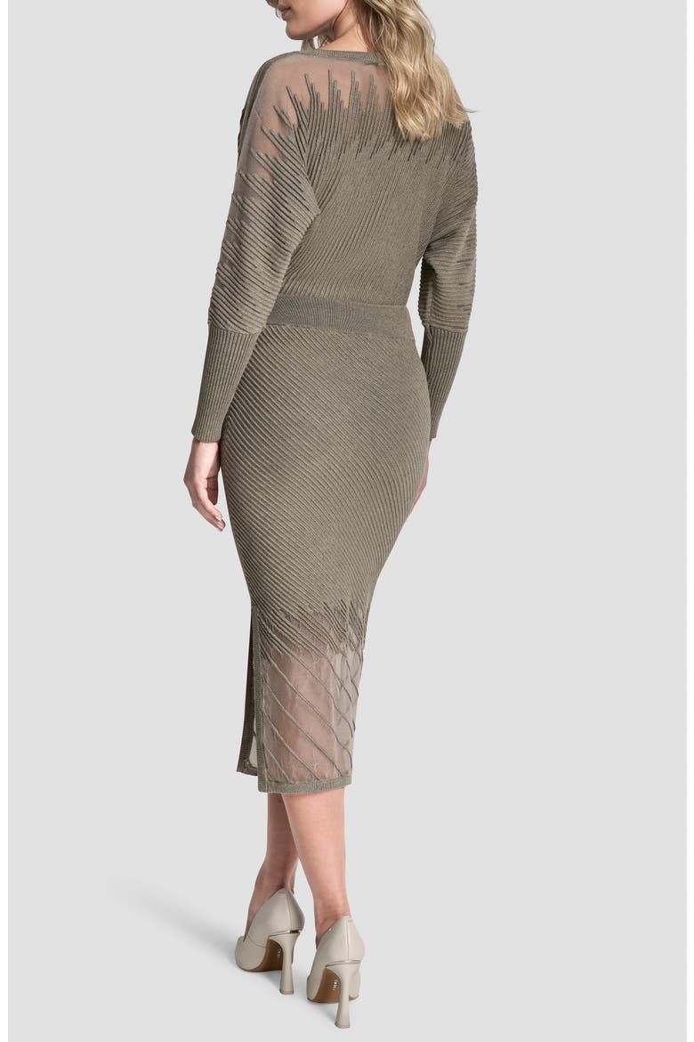 Illusion Rib Sweater Skirt, Alternate, color, CITY TAUPE HEATHER