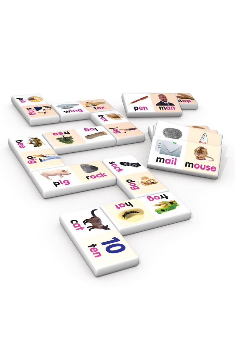 Rhyming Word Dominoes, Main, color, Multicolored