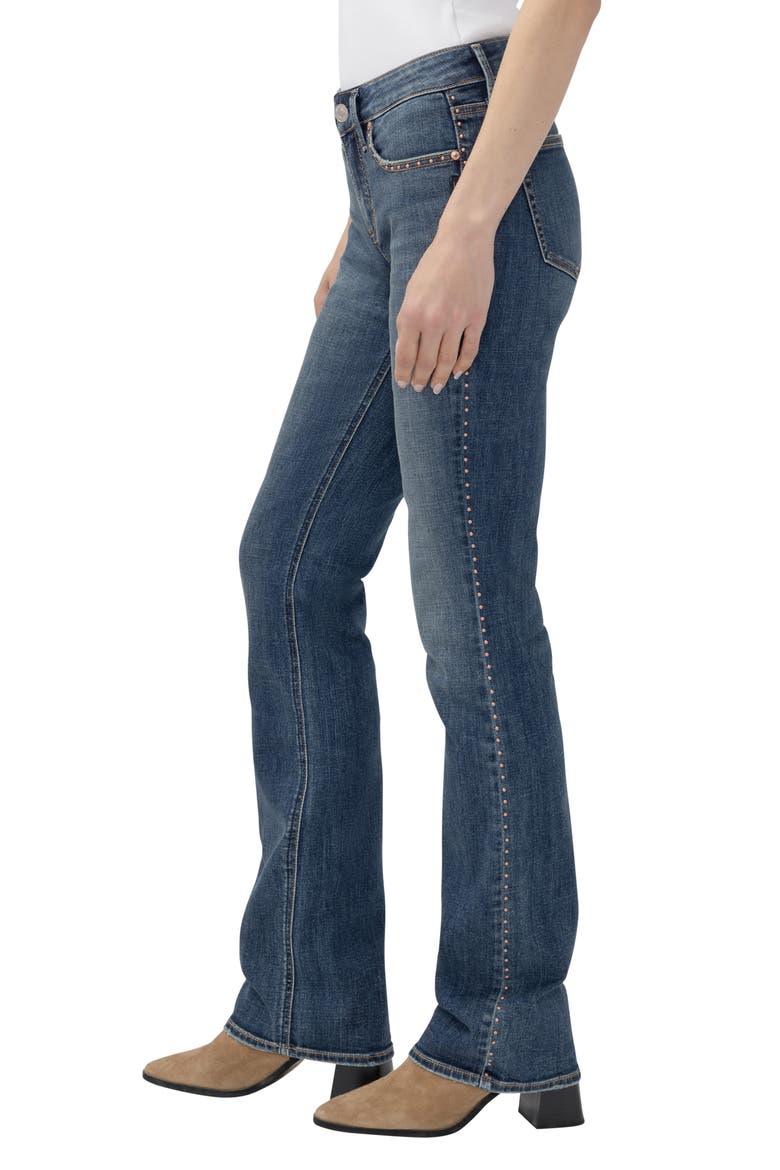 Suki Embellished Curvy Mid Rise Slim Bootcut Jeans, Alternate, color, SEREPHINA