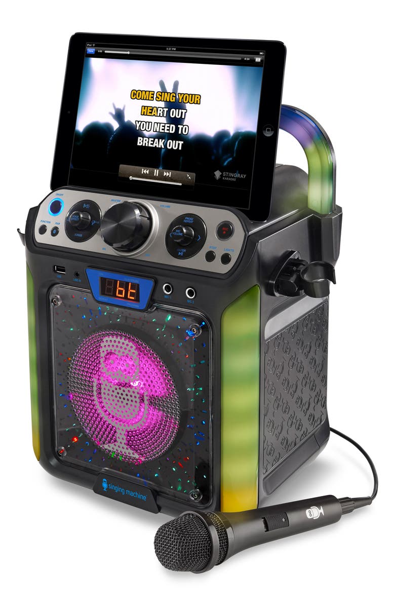 Singing Machine Karaoke Groove Hype Machine, Alternate, color, 
