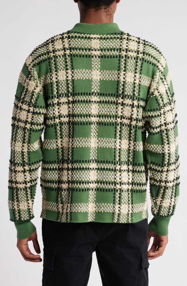 PacSun Plaid Zip Cardigan, Alternate, color, 