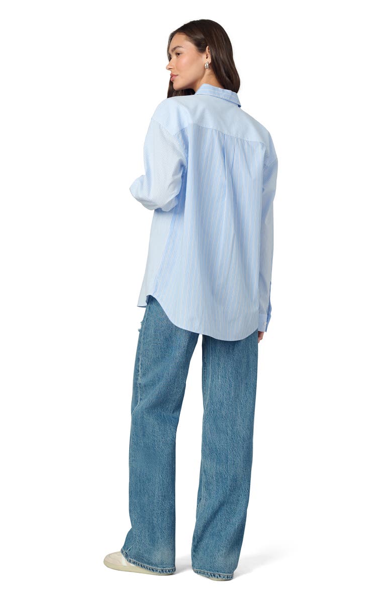 Joe's Relaxed Fit Stripe Button-Down Shirt, Alternate, color, Blue/ White Stripe