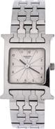 Pre-Owned Hermes Heure H Quartz Watch Stainless Steel 21