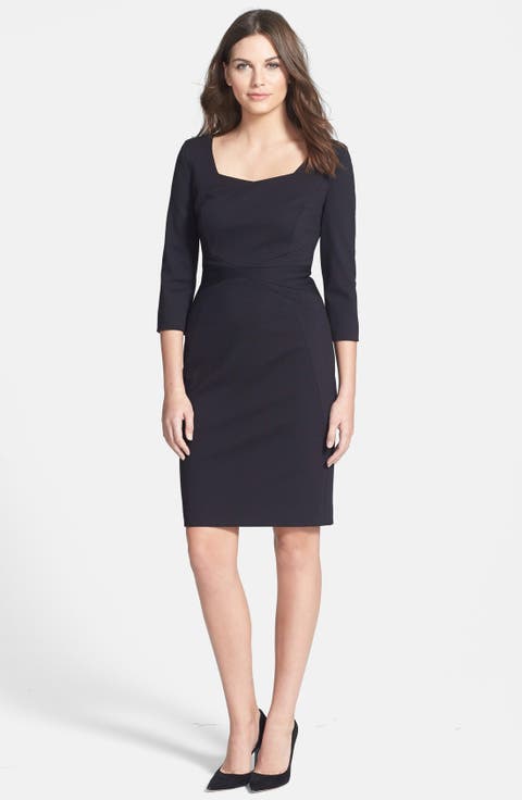 Seam Detail Ponte Dress
