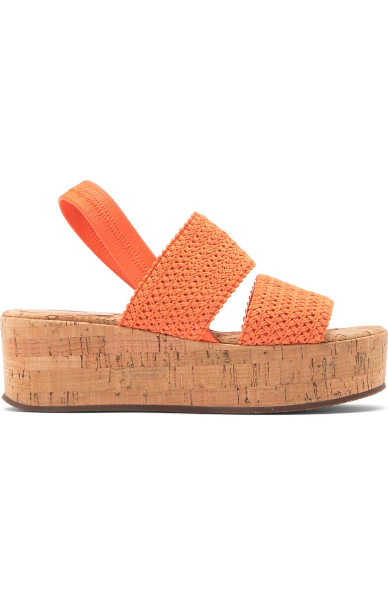 Cassie Platform Wedge Slingback Sandal