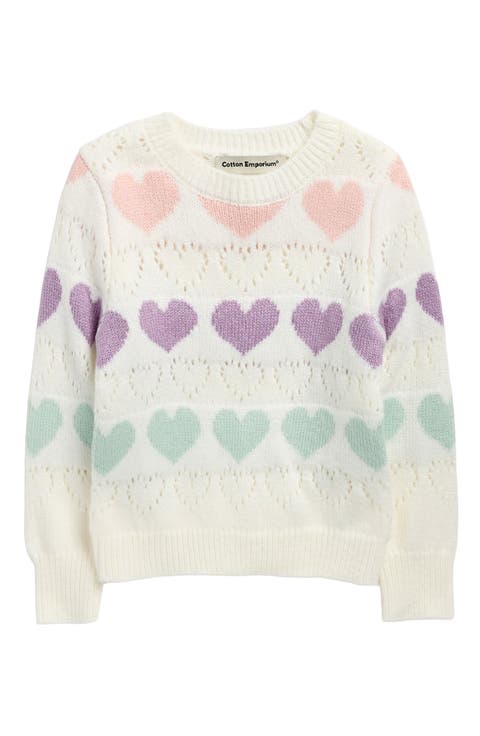 Kids' Heart Sweater (Toddler & Little Kid)