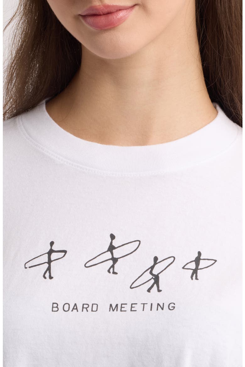 Board Meeting Graphic Baby Tee, Alternate, color, WHITE