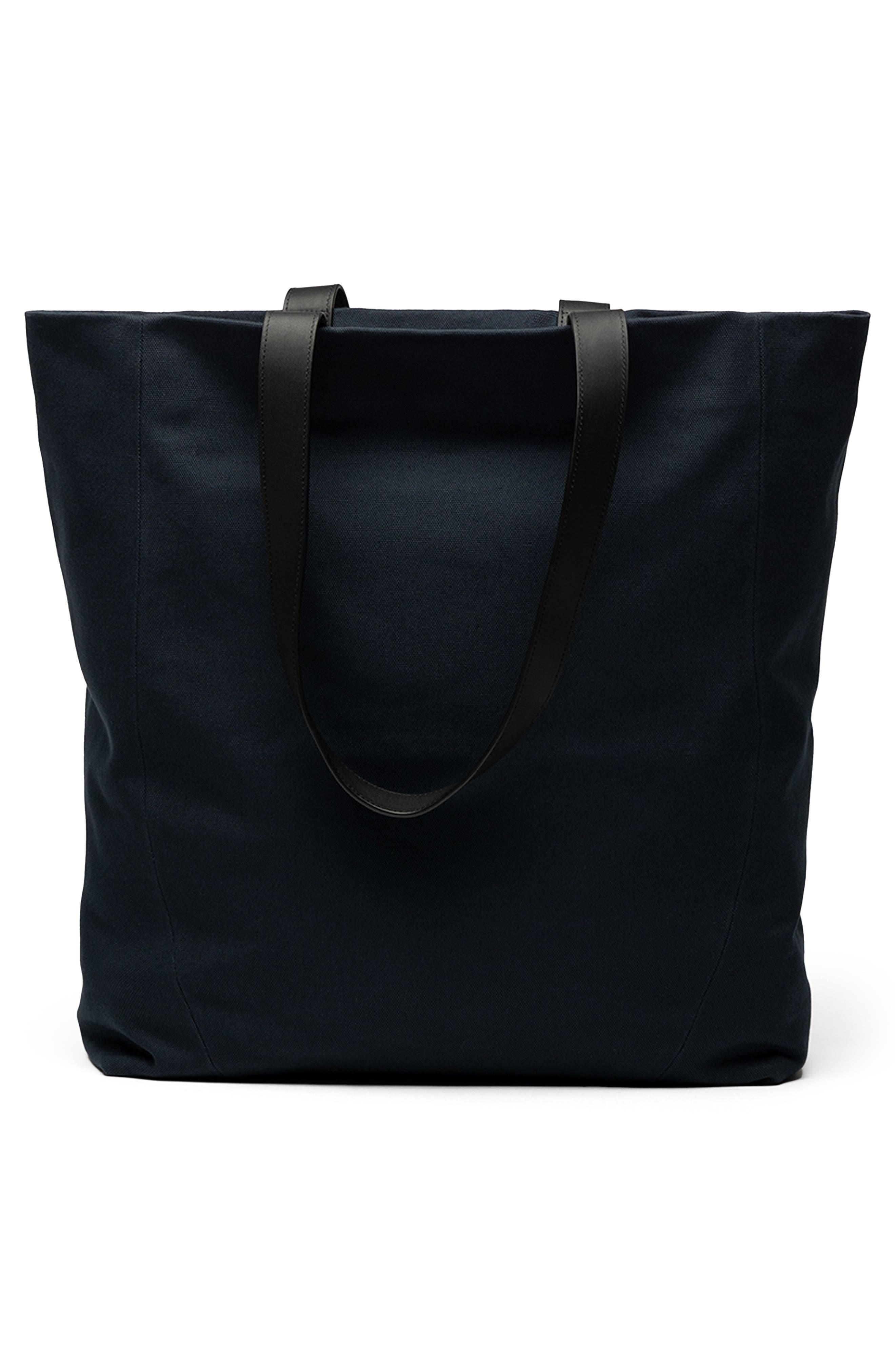 Kenora Organic Cotton Canvas Tote, Alternate, color, NAVY