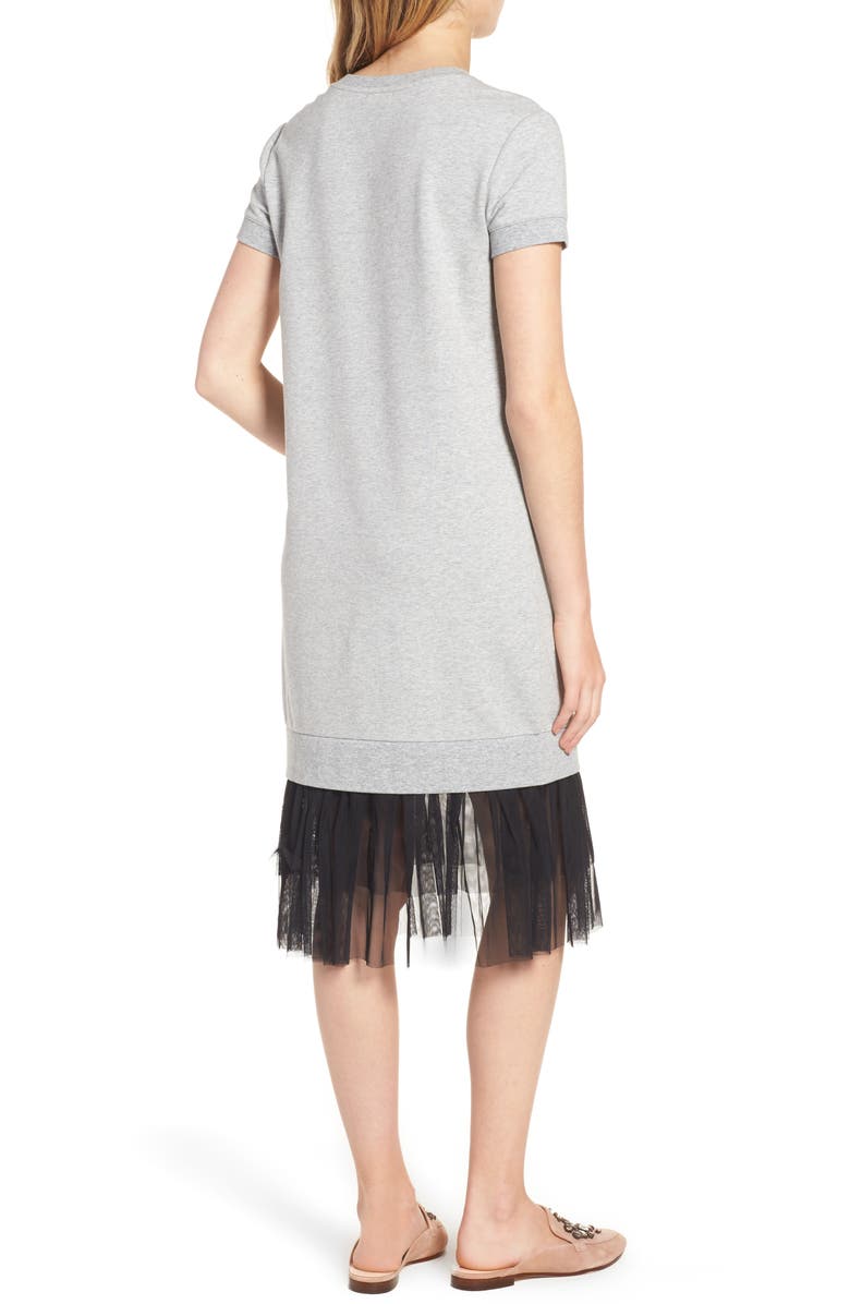 Chelsea28 Ruffle Hem Midi Dress, Alternate, color, 