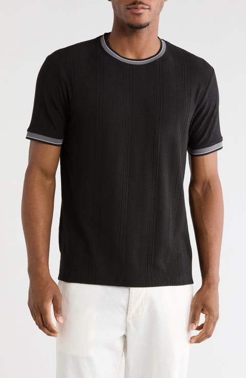 Textured Crewneck T-Shirt