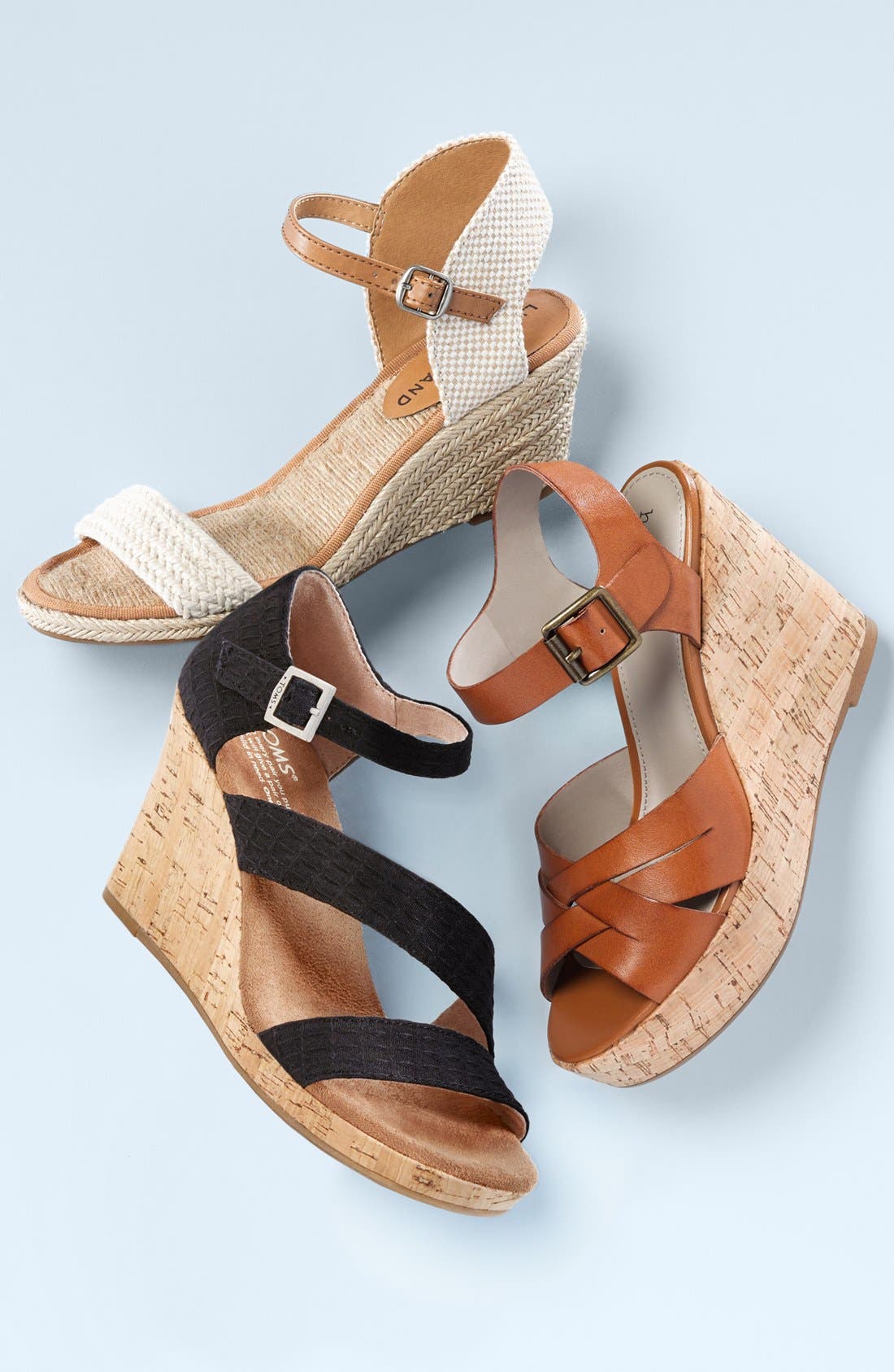 Hinge 'Hadley' Wedge Sandal, Alternate, color, 
