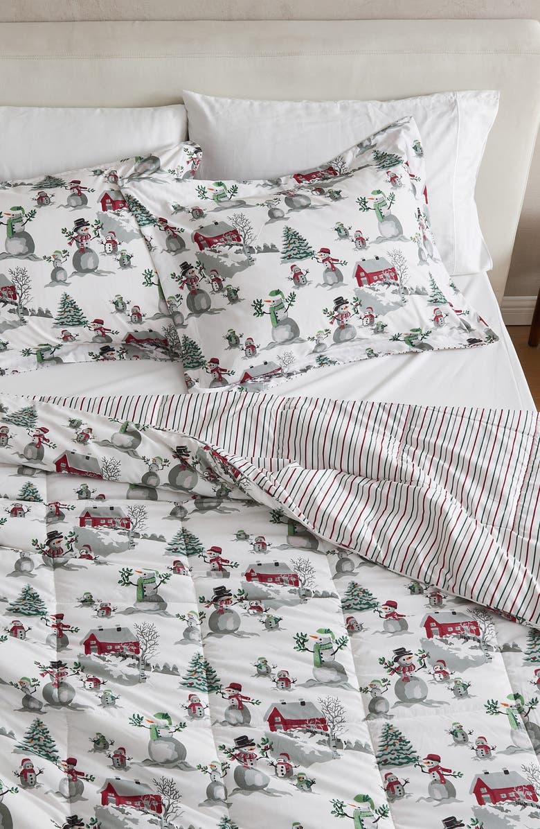 Woven & Weft Holiday 3-Piece Comforter Set, Alternate, color, 