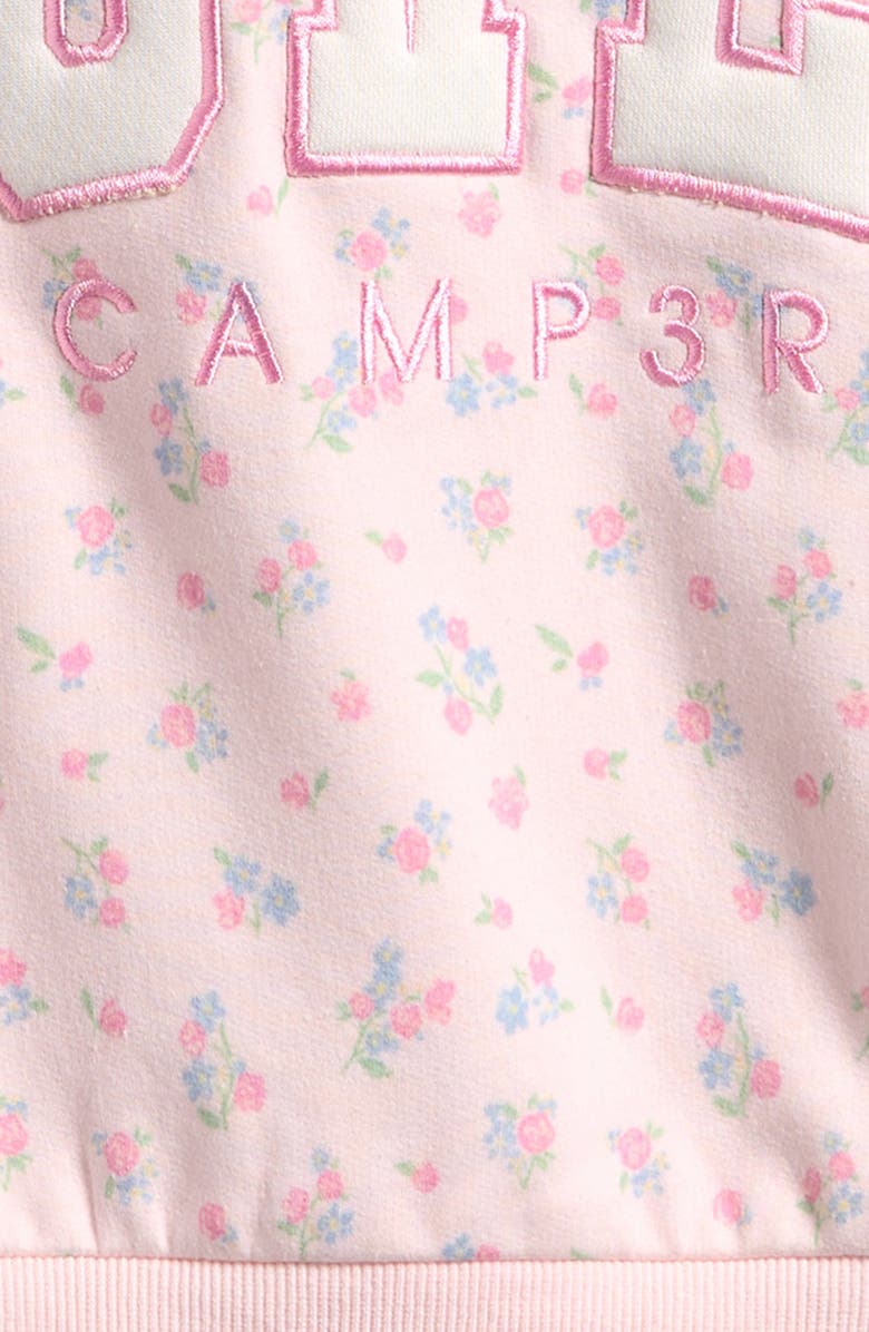 HAPPY CAMP3R Kids' Forever Loved Crewneck Sweatshirt, Alternate, color, Baby Pink