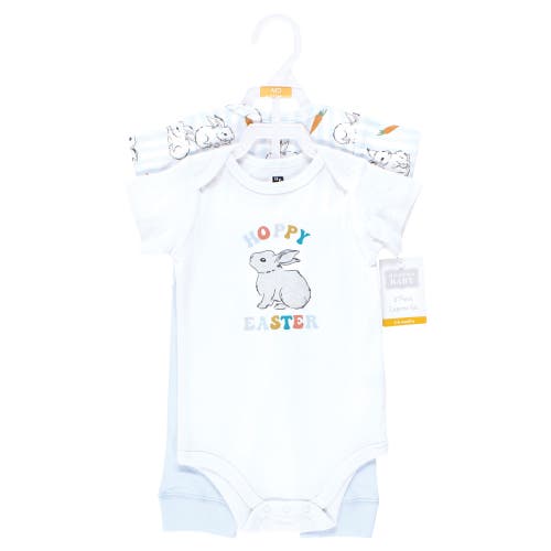 Hudson Baby Two Bodysuits & Matching Pants Apparel Set In Blue