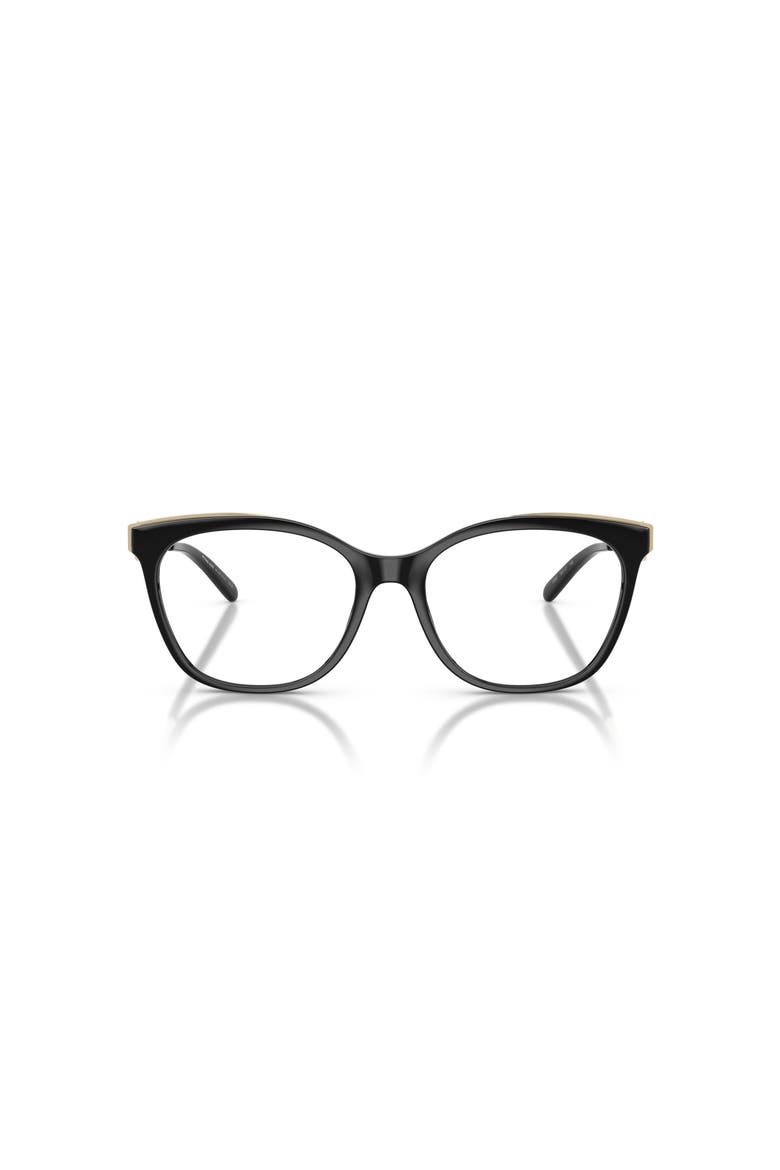 54mm Square Optical Glasses, Alternate, color, BLACK