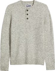 Schott NYC Tri-Blend Henley Sweater