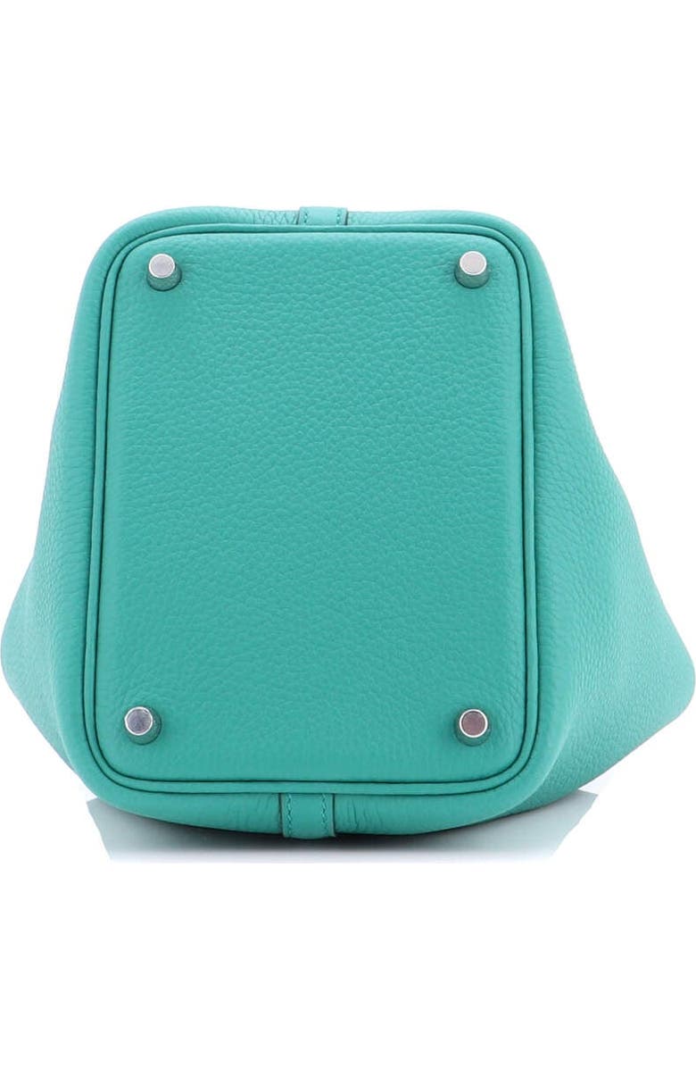Pre-Owned Hermes Picotin Lock Bag Clemence PM, Alternate, color, Vert Jade