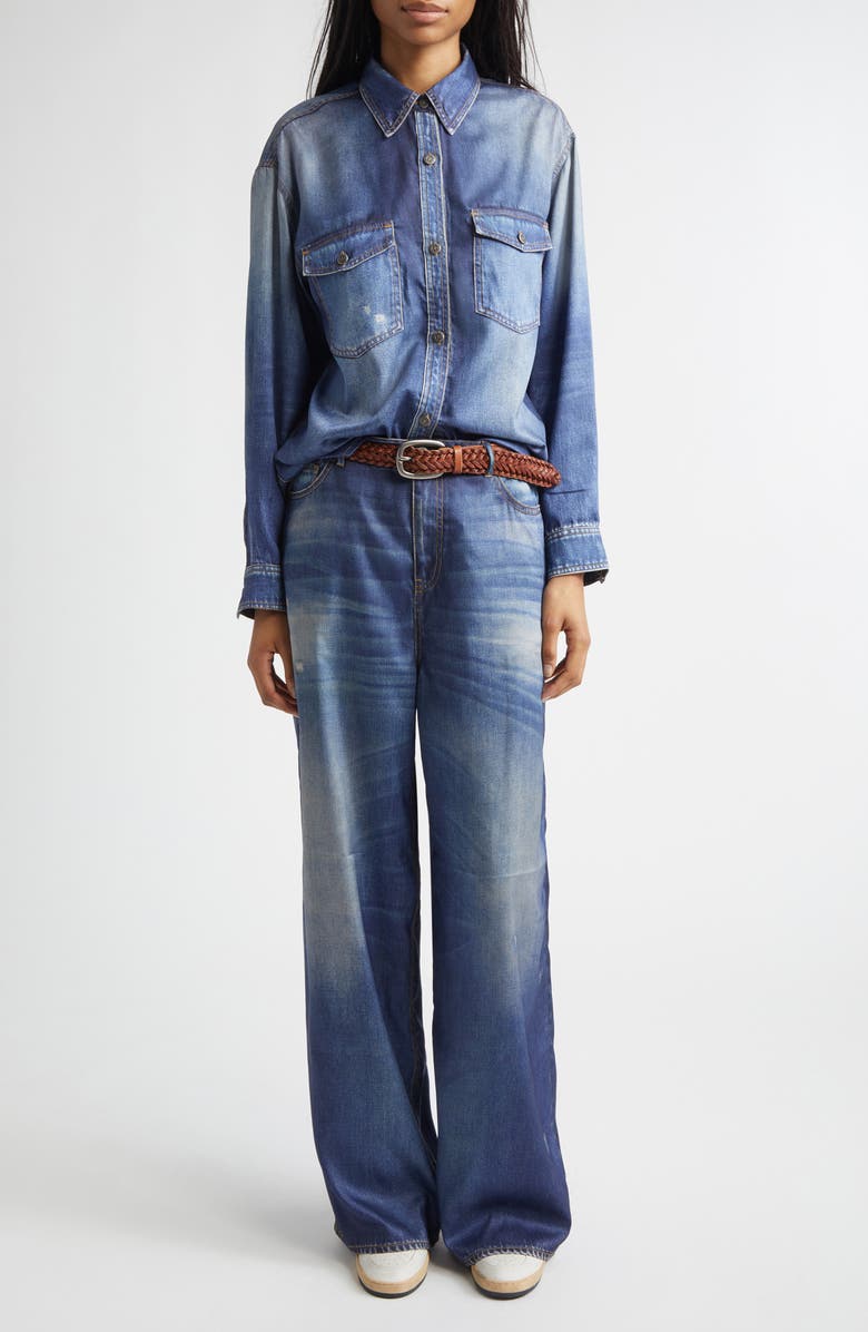 Golden Goose Journey Peggy Boyfriend Jeans, Alternate, color, 