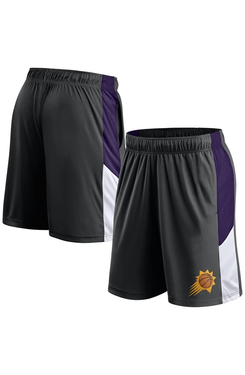 FANATICS Men's Fanatics  Black Phoenix Suns Practice Performance Shorts, Main, color, Black