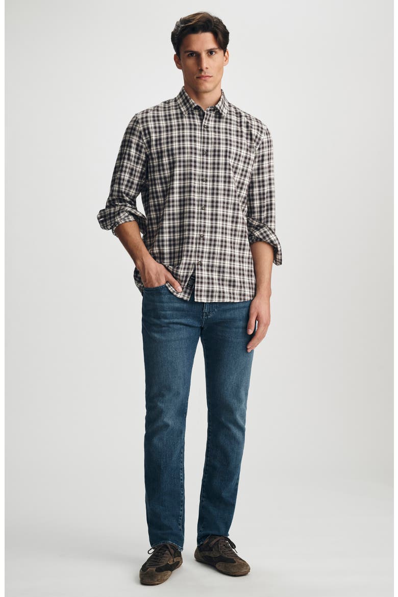 Marcus Slim Straight Leg Jeans, Alternate, color, MID FEATHER