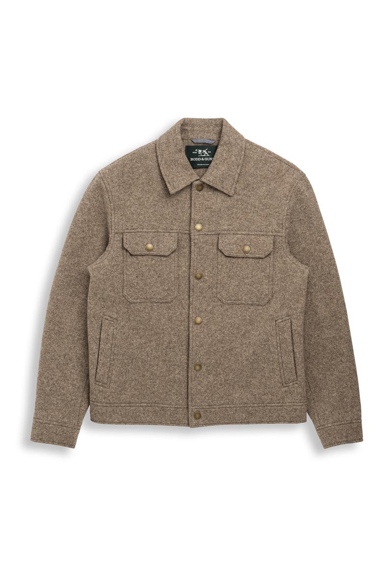 Brooklyn Wool Jacket, Alternate, color, FAWN