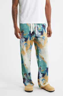RIZORT Vincent Abstract Print Drawstring Pants