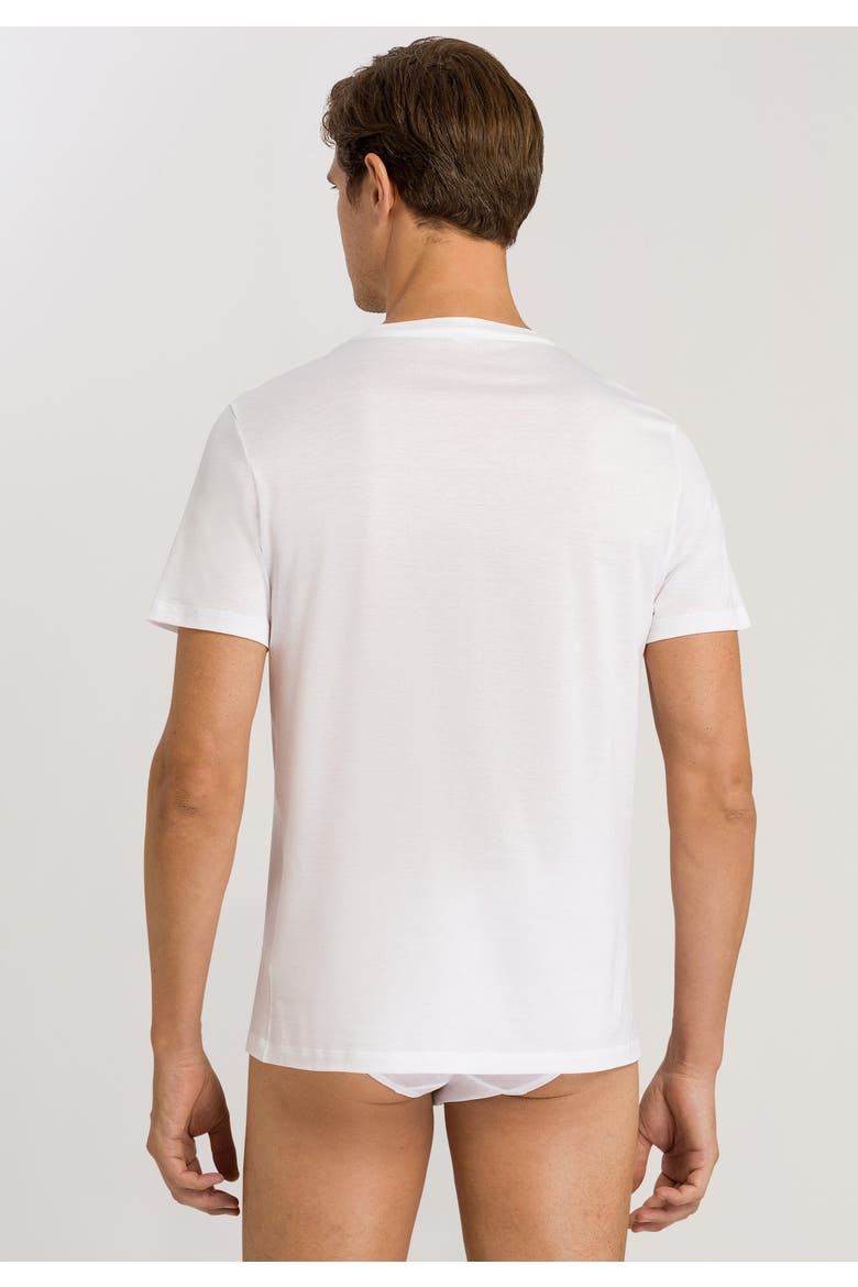 Cotton Sporty Crew Neck Cotton T-Shirt, Alternate, color, White